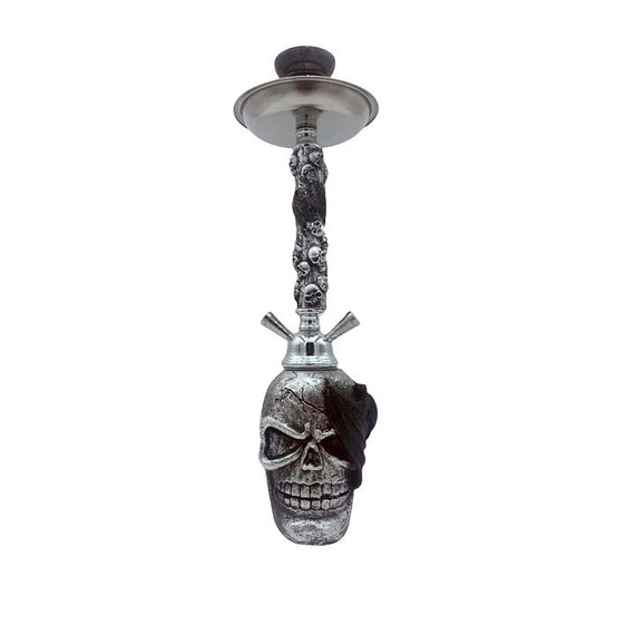 16-1/2" 2 Hose Skull Hookah
