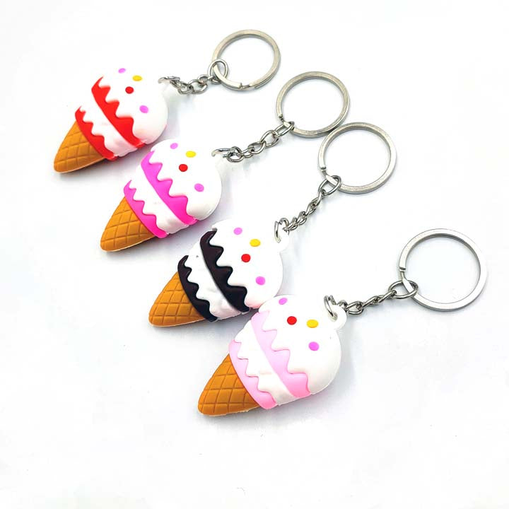Silicone Keychain -  Ice Cream