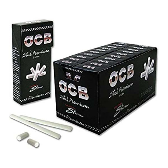 OCB Stick Premium Ultra Slim Filters - 6 Packs X 120 Tips