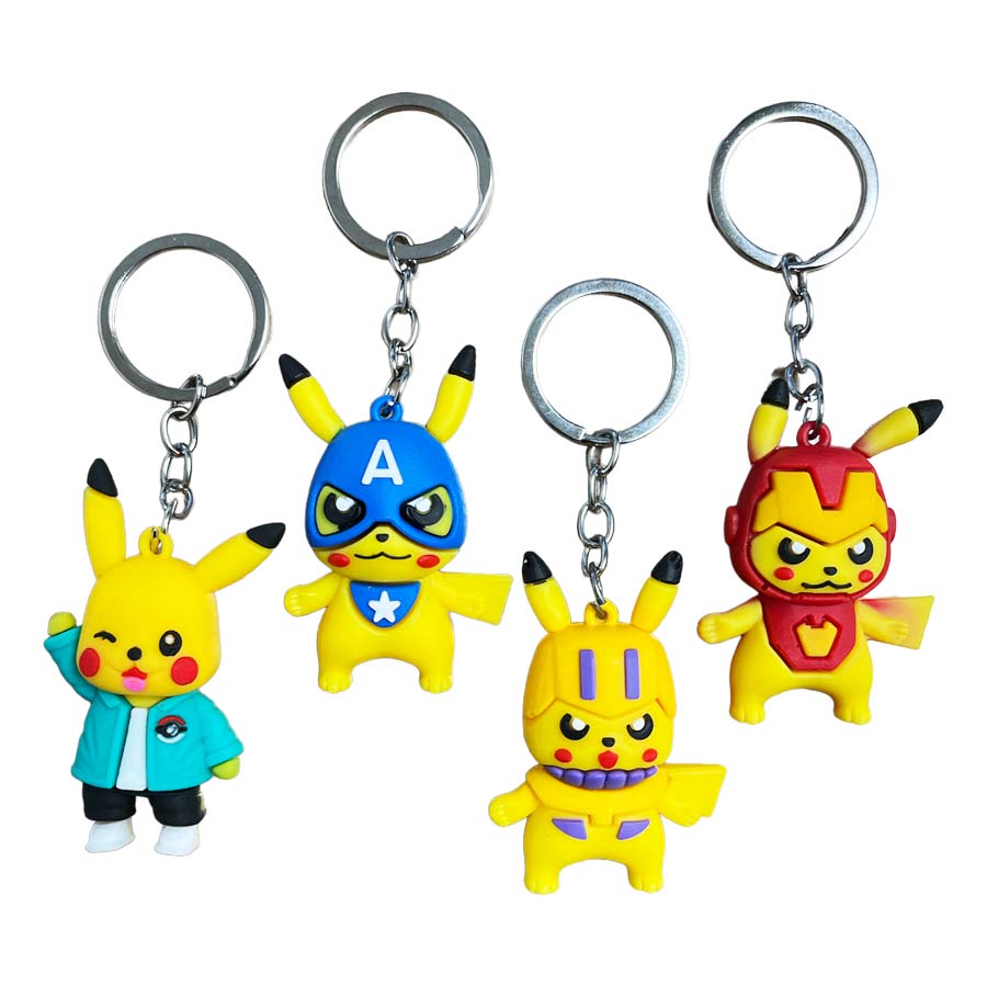 Silicone Keychain - Pikachu 3
