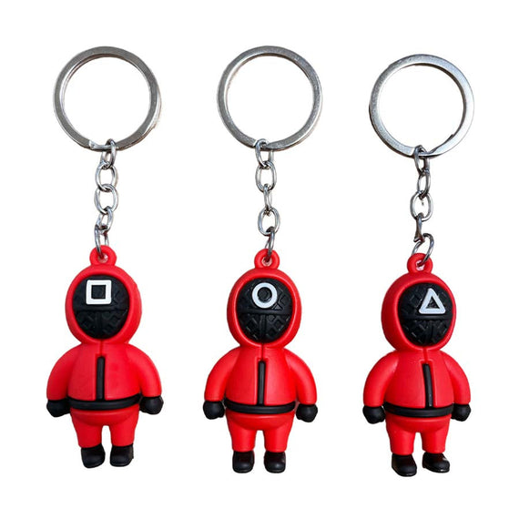 Silicone Keychain - Squid Game