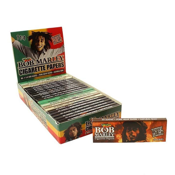 Bob Marley Rolling Papers 1-1/4 Size 25 packs/box