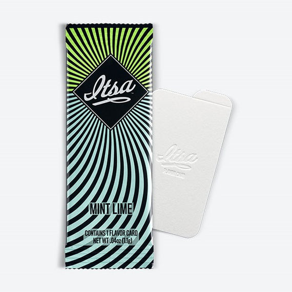 Itsa Flavour Card (Mint Lime) 25 Flavour cards