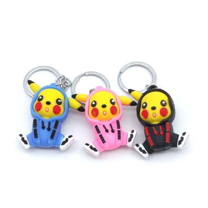 Silicone Keychain - Pikachu 1