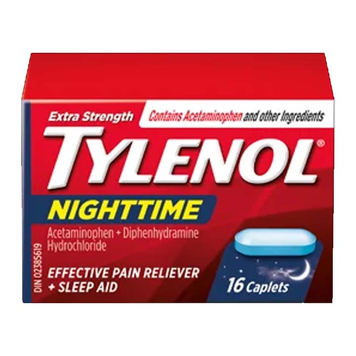 Tylenol Cold Night time 16Tablets