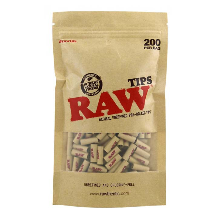 Raw Tips 200 Per Bag